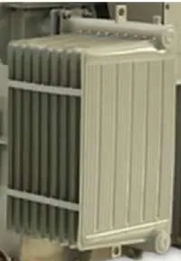 Off Centre-Type pressed steel transformer radiator