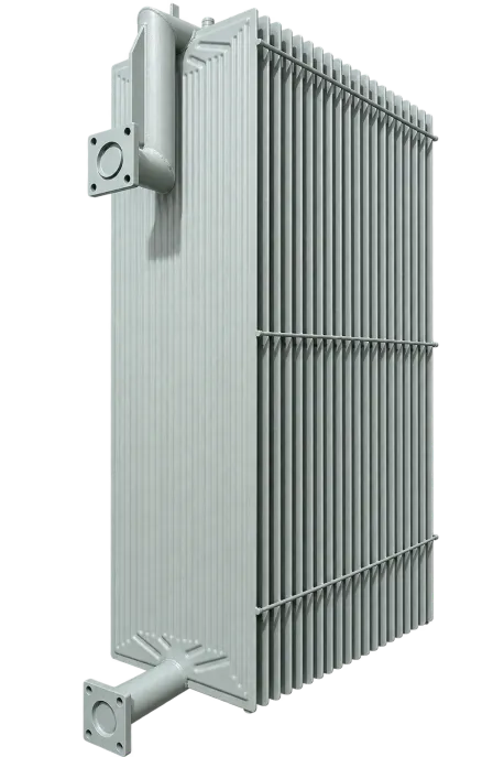 Swan Neck pressed steel transformer radiator
